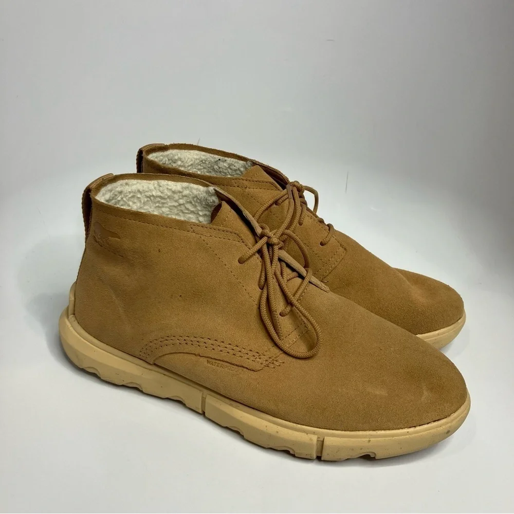 Sorel Men’s‎ Explorer Drift waterproof boots tan suede size 11.5